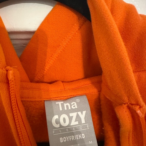 COPY - Aritzia TNA Cozy Fleece Boyfriend Zip Hoodie M - Picture 3 of 3